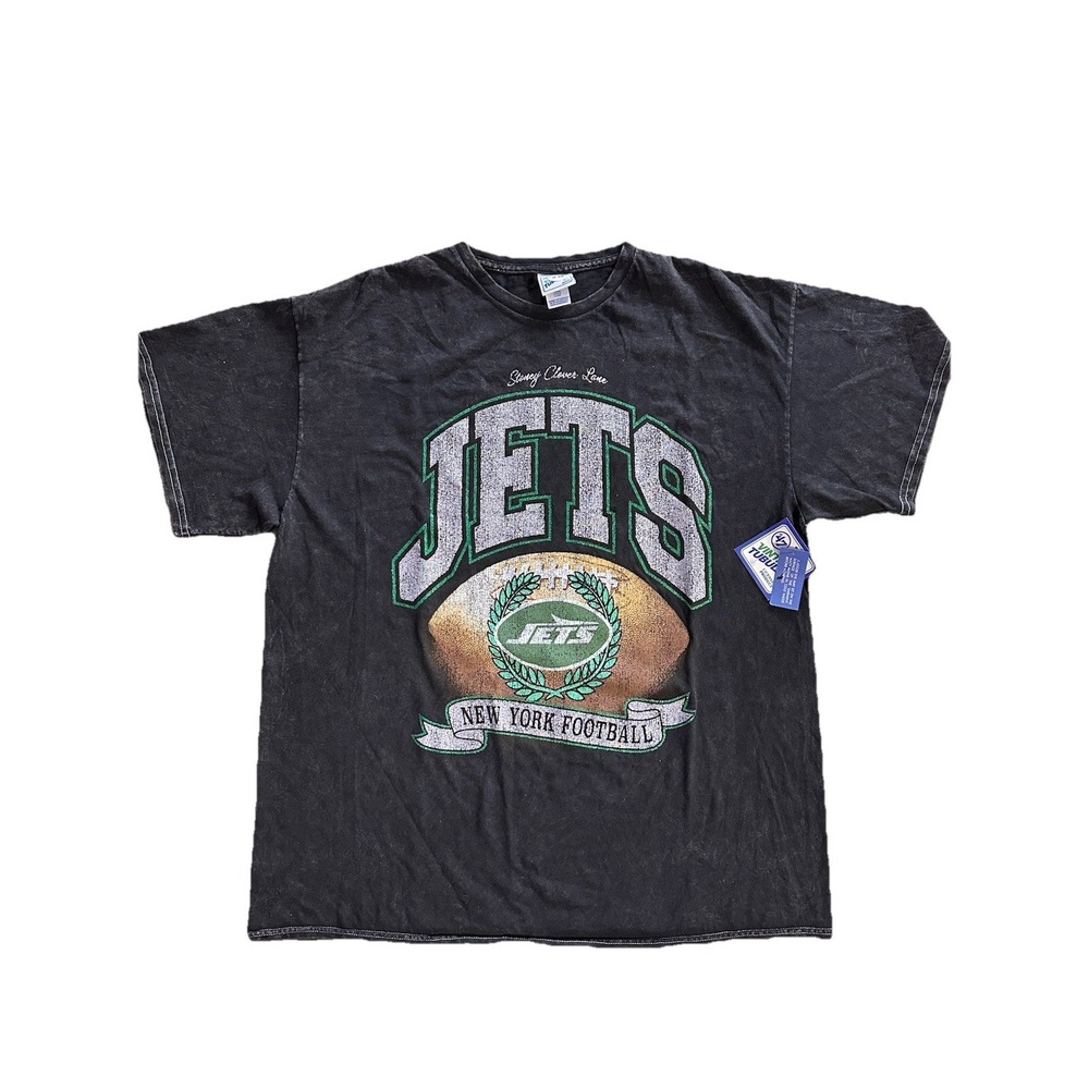New York Jets Women's '47 Stoney Clover Lane Short sleeve Shirt Size XL